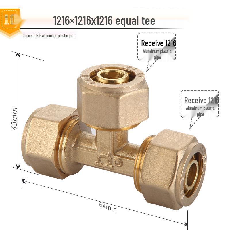 Solar-Warmwasserbereiter Aluminium-Kunststoff-Rohrverschraubungen mit Kupferverbindungen und Gewinde-Winkel-, T-Stück- und Geradverbindern