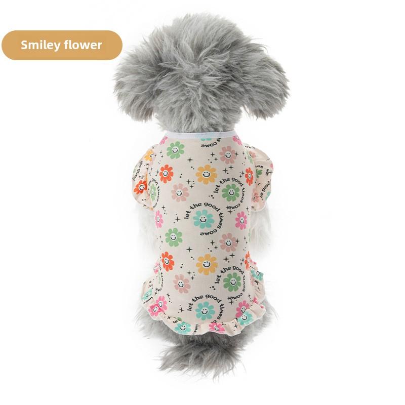 

Новый милый летний ультратонкий и ультракрутой кружевной жилет для кошек и собак, одежда для домашних животных XL