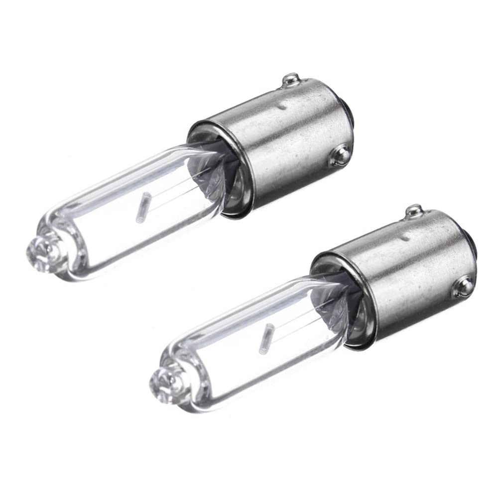 2pcs 1156 BAY9S H21W Halogen Brake Indicator Signal Light Car Bulb Quartz Glass Halogen Clearance Light 250LM