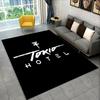 Rock Band Tokio Hotel Bill Kaulitz Teppich Läufer für Schlafzimmer Wohnzimmer Sofa Spielzimmer Fußmatte Heimdekoration, Kinderbereich Teppich Rutschfest