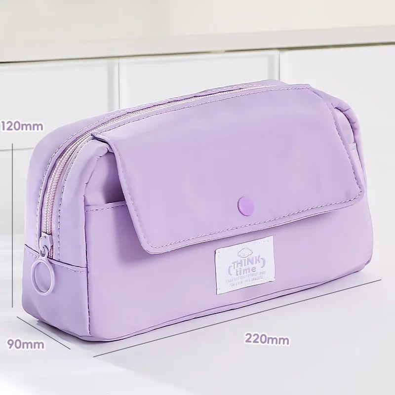 Transparent Pencil Case with Large Capacity, Multi-functional Stationery Bag, Meirad New Design, Ideal for Storage