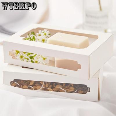 20 τεμ. Κουτί Δώρου με Παράθυρο, Κουτιά Δώρου Αυτόματης Ανάπτυξης, Κουτιά από Χαρτί Κραφτ για Δώρο, Κουτιά για Δώρα Πάρτι, Κουτί Περιτυλίγματος Δώρου για Πάρτι Γενεθλίων, Γάμο