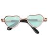 Retro Dolls Sunglasses Cosplay Party Cat Glasses Heart Metal Sunglasses Cats Small Dogs Dog Glasses