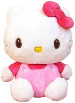 Nakajima Corporation Flauschige Hello Kitty Mittelrosa 28cm x x Sanrio Hello Kitty Plüschtier 23.5cm 16.5cm 143020-20