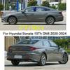 Car TPU/Glossy Mirror Pillar Post Cover For Hyundai Sonata 10Th DN8   -2024 Door Trim Window Molding Sticker 6PCS