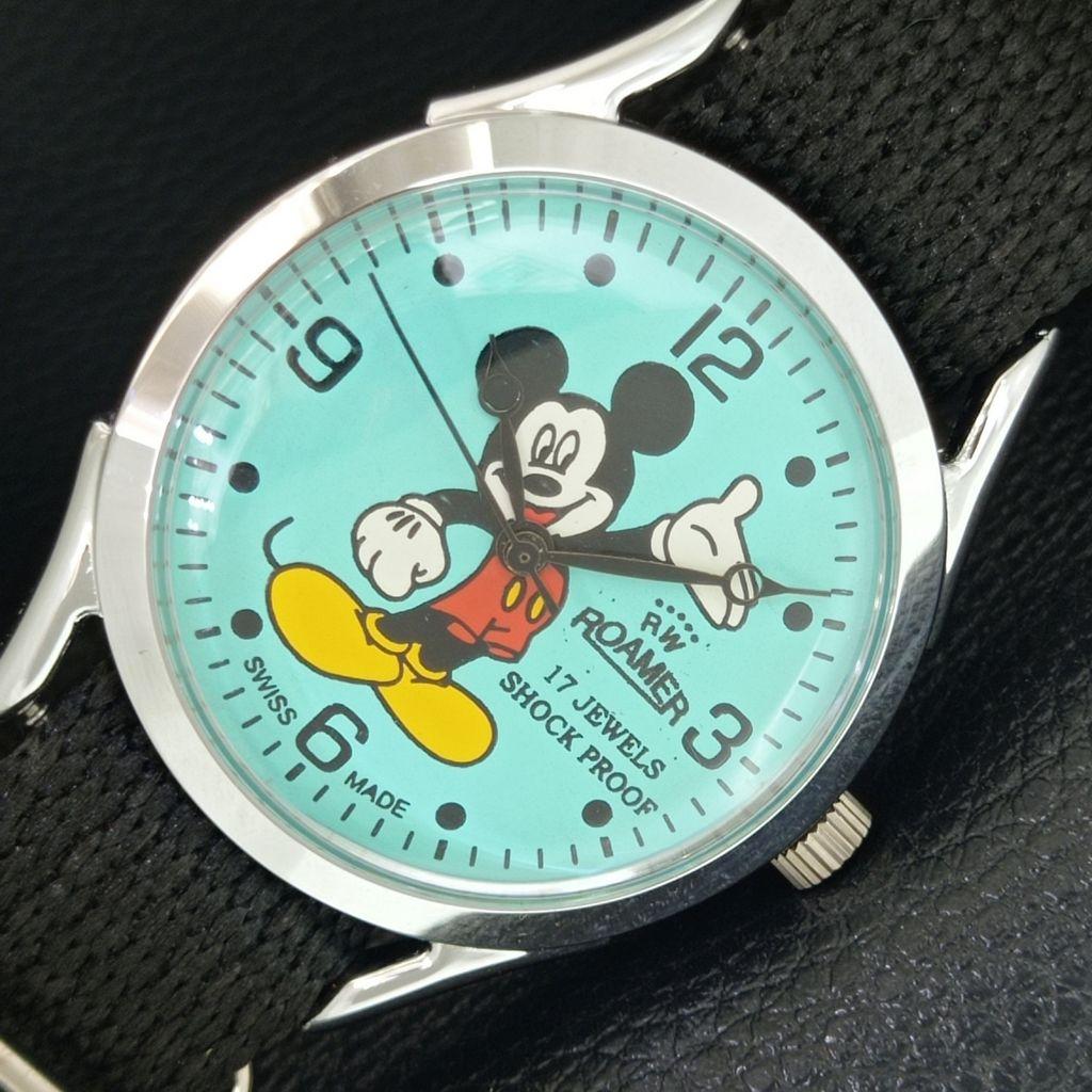 

SWISS VINTAGE HAND-WINDING MENS REFURBISHED SEA GREEN COLOR DIAL WATCH a707248-1