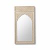 Wooden Carved Wall Decor Mirror With Glass- Home Bedroom Wall Hanging Mirror-Wooden Mirror | Wall Bedroom Mirror Decor Furniture-Decor Frame