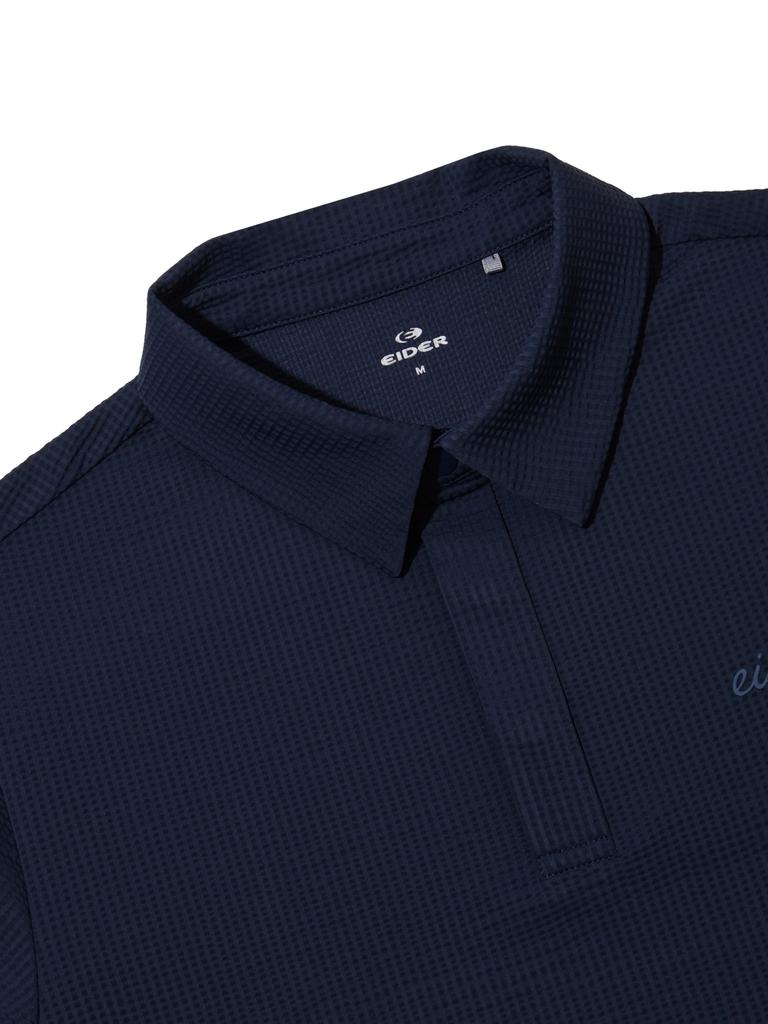 EIDER Coolution Men'S Airwave Short Sleeve Polo Shirt_Dark Navy