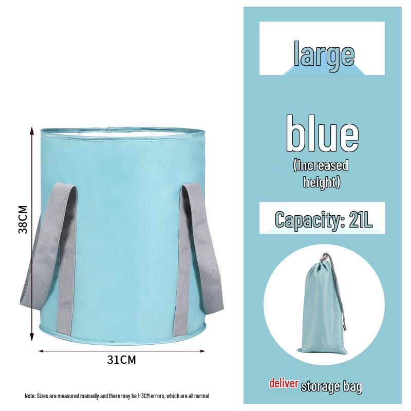 Portable Three-Dimensional Folding Foot Bath: Heat-Preserving, Tip-Resistant, Multifunctional Foot Soak Bucket for Travel and Home Use.