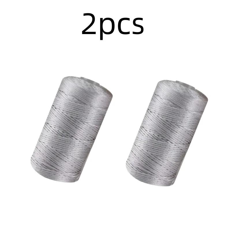 100g New Summer Crochet Yarn 1.5mm Cord Thin Ice Cotton Thread for Hand Knitting Bag Hat Shoes Hilo Yarn