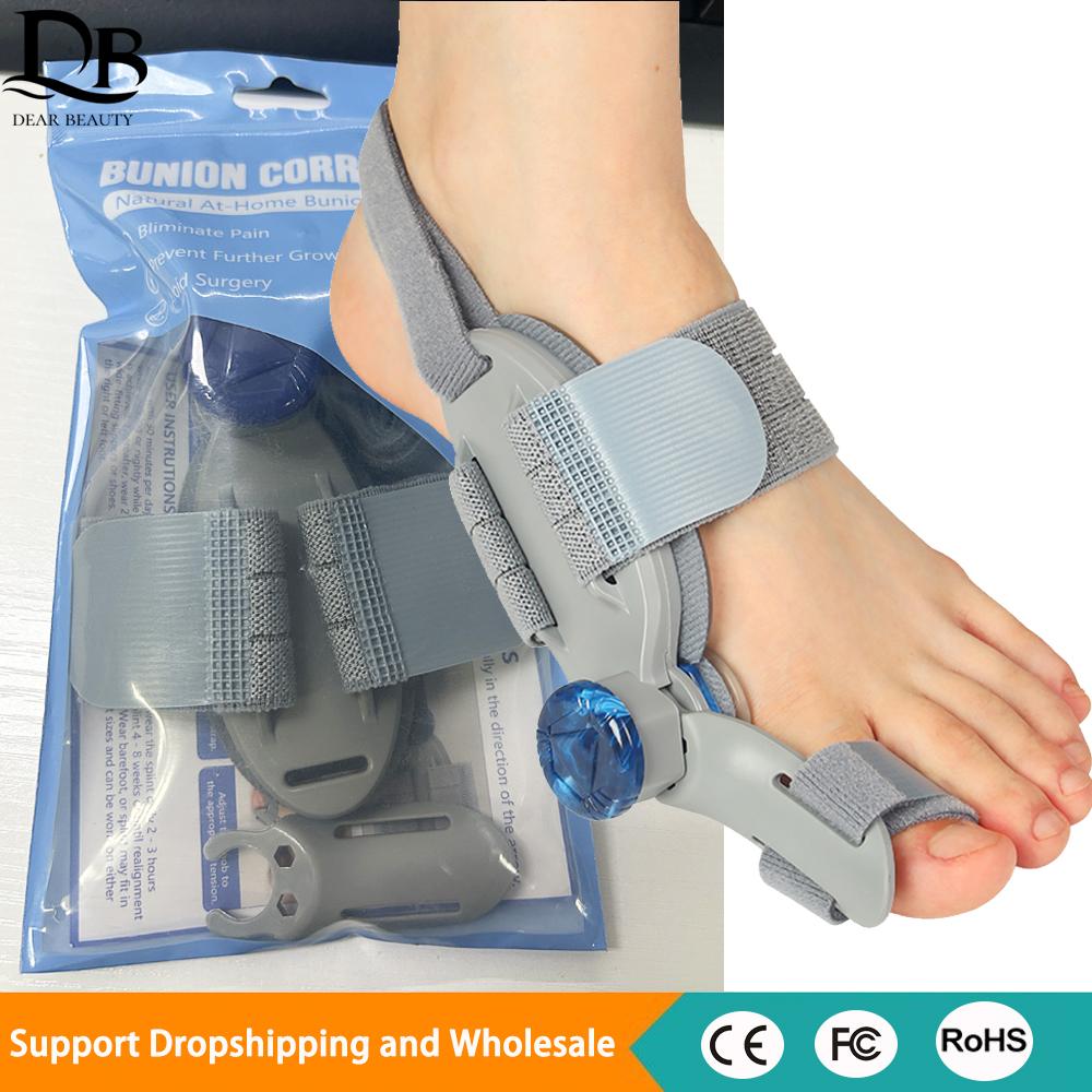 Bunion Corrector Adjustable Hallux Valgu Big Toe Valgus Corrector Rotatable Toe Corrector Straightener Adjustable Toe Correction