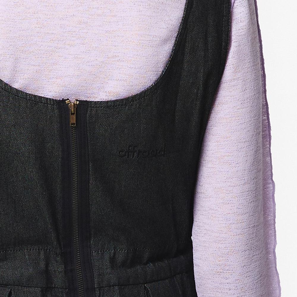 OFFROAD Women'S Denim Dress (Black)_5L42631