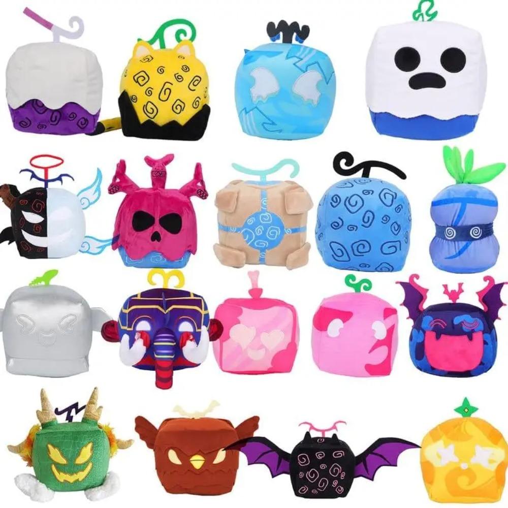 11 cm großes Blox Fruits-Plüschtier für Fernsehfans, süße Stofffigur, Puppe für Kinder und Erwachsene, Geburtstags- und Weihnachtsgeschenk für Jungen