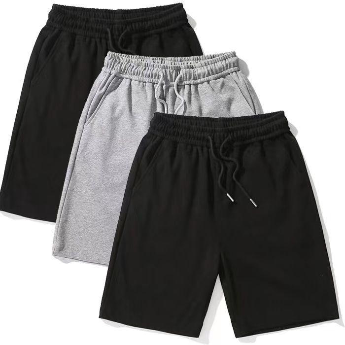 Unisex Trendy Casual Elastic Waist Mid-Length Summer Shorts