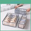 Innerwear Organizer With Divided Mesh Compartments For Home Bedroom Storage