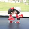 Romantic Kiss Couple Ornament for Car Dashboard Home Decor Cute Love-Themed Collectibles for Valentine's Day Fits Various Room