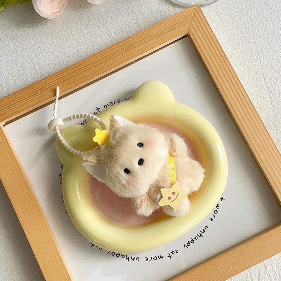 

Мультяшная сумка через плечо в виде звезды, плюшевый кулон в виде щенка, плюшевый кулон в виде щенка, кукла для игрового автомата, кукла, кулон для сумки через плечо, детские игрушки About 10cm high