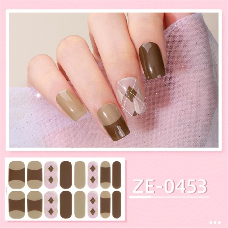 Nail Polish Sticker Nail Strips Nail Polish Art Stickers Wraps Sticker Nails