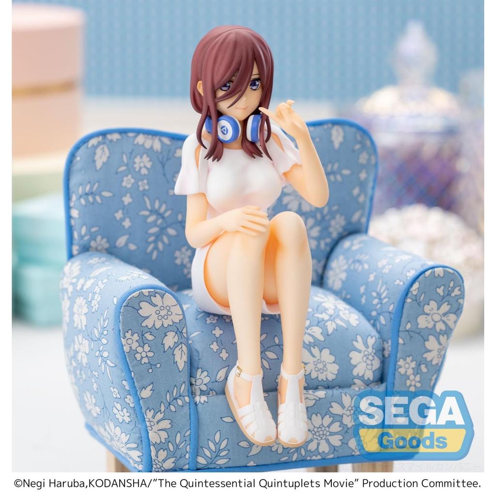 SEGA The Quintessential Quintuplets Movie Chokonose Premium Figure Miku Nakano