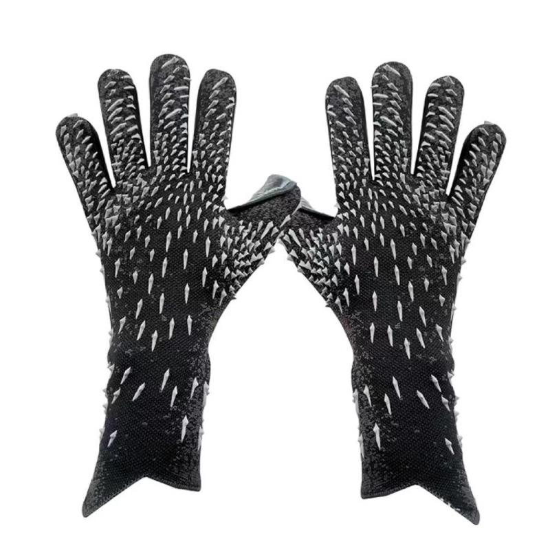 Football Goalkeeper Gloves Thickened Children Adult Latex Fingerless Training Breathable Comfortable Football Goalkeeper Gloves