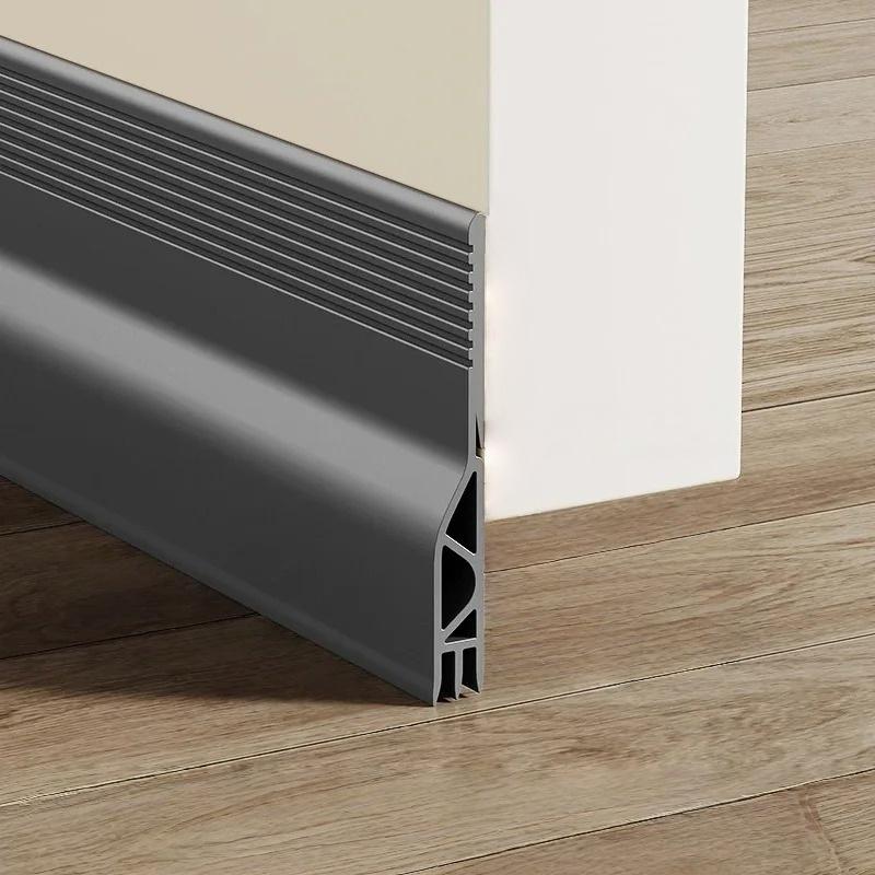 

1pc Adhesive Backed Door Draft Stopper – Silicone Under Door Sweep for Interior & Exterior Doors, Noise & Air Insulation, Self S