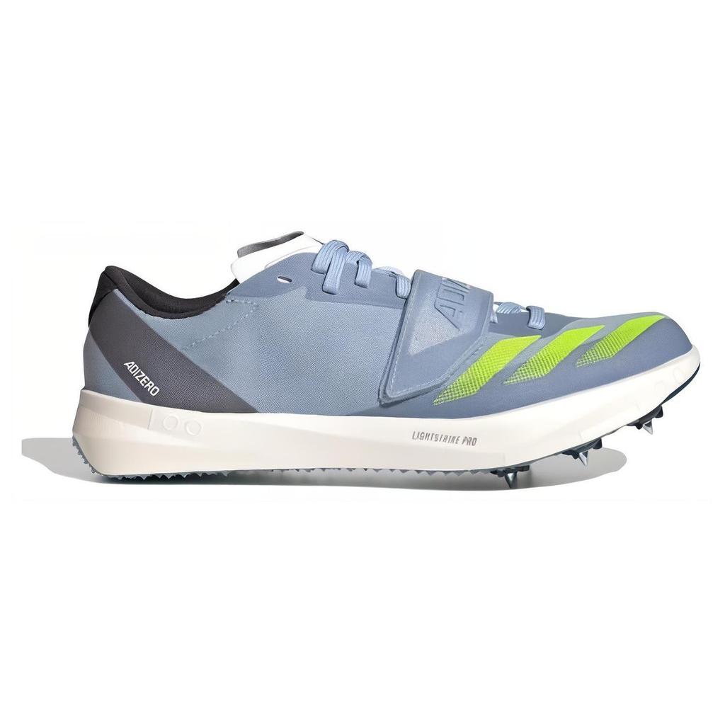 adidas Adizero TJ/PV Slip Resistant, Abrasion Resistant, Breathable Low Top Running Shoes Unisex Gray HP9702