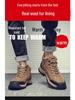 Men's Cotton and Wool Snow Boots - Non-Slip, Thickened, Warm Outdoor Winter Shoes