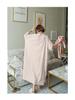 Popular Summer Milk Silk Cartoon Nightdress for Women - Short Sleeve, Loose Fit, Ideal for Students
