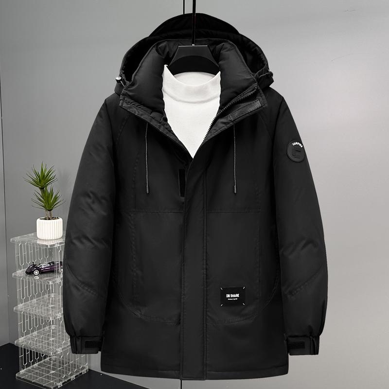 

Великий розмір 4XL-11XL Модний Зимовий Чоловічий Пуховик Капюшон Повсякденний Вільний Товстий Теплий Оверсайз Верхній Одяг Чоловічі Куртки 8XL чорний
