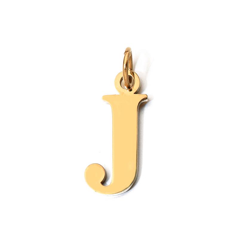 DIY 26-Letter Clavicle Chain Pendant: Personalized Stainless Steel Jewelry with a European and American Design Touch