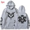 Trafalgar D Water Law Hoodie With Polyester Fabric For Adult Anime Fans