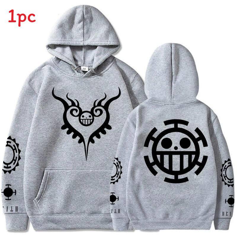 Trafalgar D Water Law Hoodie With Polyester Fabric For Adult Anime Fans
