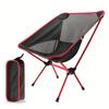 Ultralight Portable Folding Camping Chair - Compact Backpacking Chair with Carrying Bag, 260LBS Capacity Aluminum Alloy Frame
