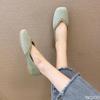 Summer New Solid Color Shallow mouth Fashion versatile Women Shoes Square Toe Casual Elegant Shoes Lightweight Breathable flats