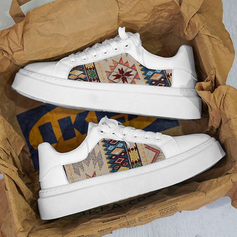 Men's Shoes Summer Viral Trends Sports Casual Board Shoes Breathable Platform Ins Trend Versatile Niche Tide Shoes