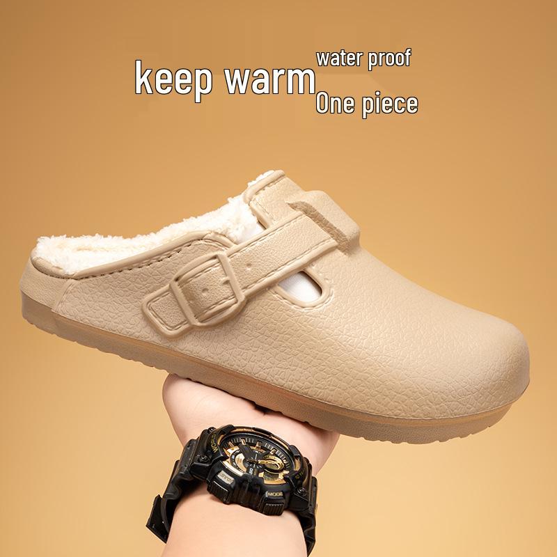 2025 Winter Extra Thick Fleece-Lined Birkenstock Clog Slippers for Couples