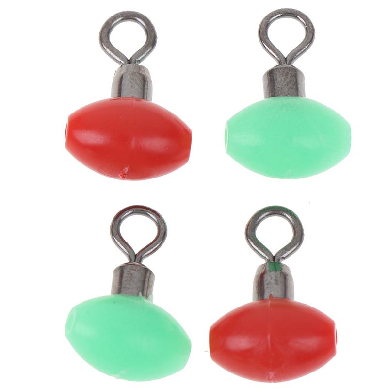 20Pcs/Bag Cross-Line Swivels & Bead T Shape Pulley Slide Rig Connector Fishing
