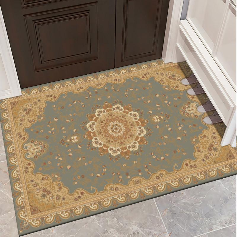 Entrance Door Mat Living Room Carpet Bedroom Bedside Carpet Retro Ethnic Style Hotel Homestay Carpet