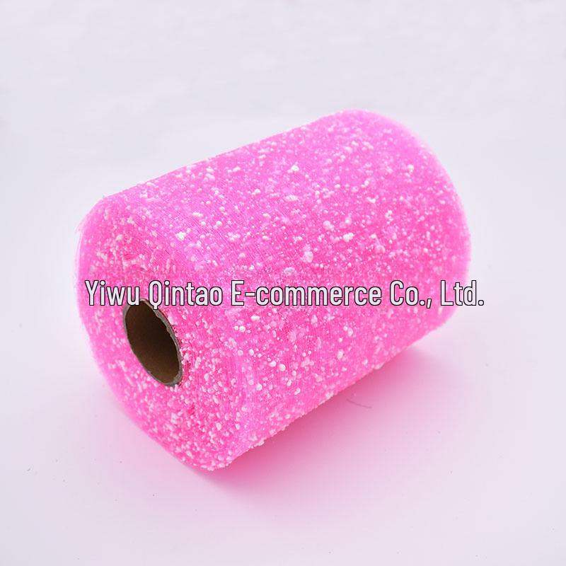 15cm Rose Bouquet Mesh Yarn for Wedding Decor & Florist Use