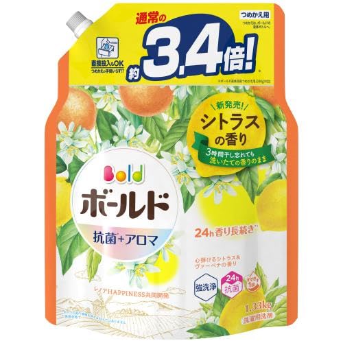 P&G Bold Гель Цитрусовый Сменный блок, Супер-Джамбо, 1330 г