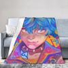 Anime Jinx Arcane Super Soft Blanket 3D Print Picnic Plush Throw Blanket Fashion Bedroom Flannel Bedspread Sofa Bed Cover