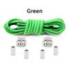 1Pair/2Pair New Metal Buckle Laces Unisex Quick-On/Off Shoelaces Oval Elastic Shoelace for Sneakers and Boots