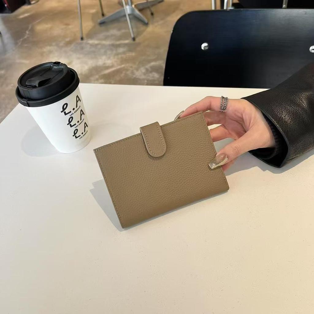 Porta-Passaporte Multifuncional e Carteira de Moedas Ultrafina de Couro Vaqueta de Grão Superior 2025