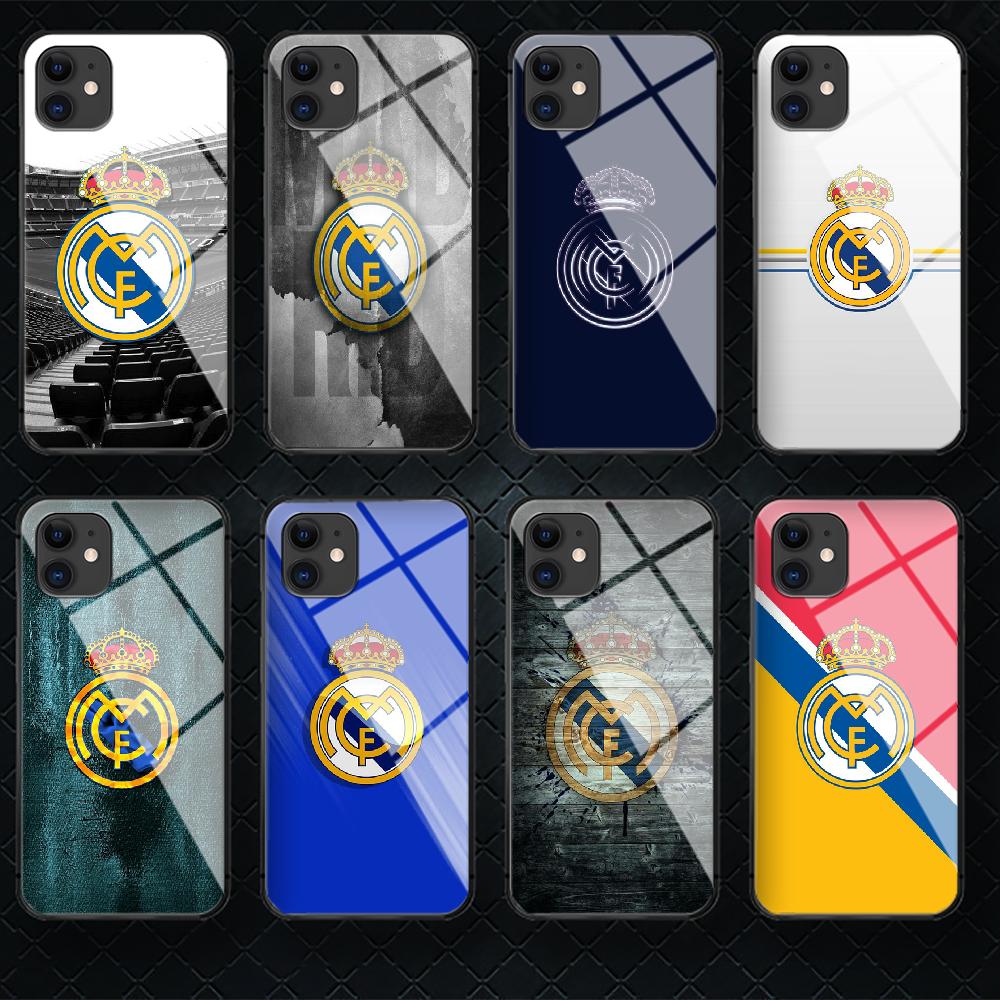 Spanien Madrids Fuball Handyhlle aus gehrtetem Glas fr iPhone 6 7 8 11  12 13 x xs xr pro max Plus Samsung Galaxy Xiaomi Redmi Tpu Hot 3D Cover   zu niedrigen Preisen im Onlineshop Joom kaufen