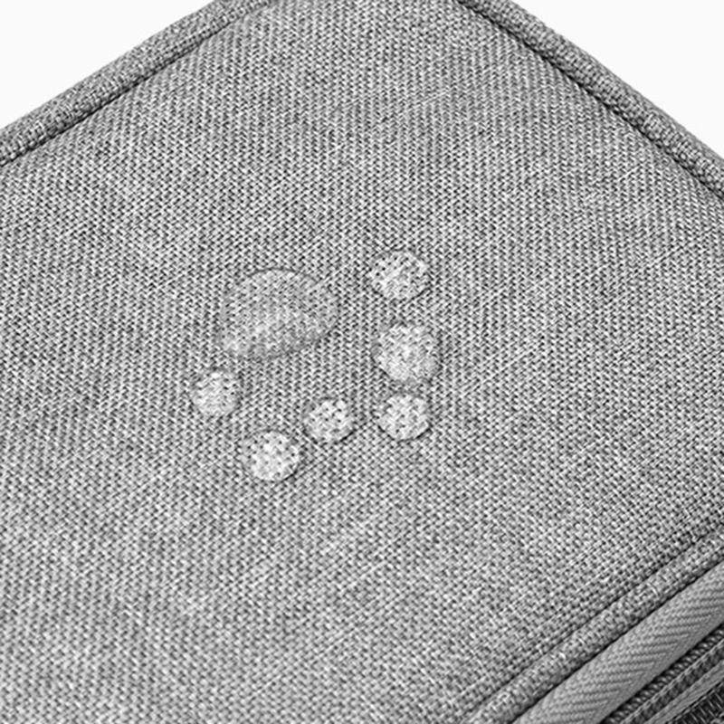 Convenient Hard Disk Storage Sleeve Hard Drive Holder Power Banks Organizer Bag Earphone Case for Business Professionals