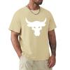 Dwayne Johnson Brahma Bull Tattoo Black T Shirt Cartoon T Shirt Men Unisex New Fashion Tshirt Free Shipping Funny Tops
