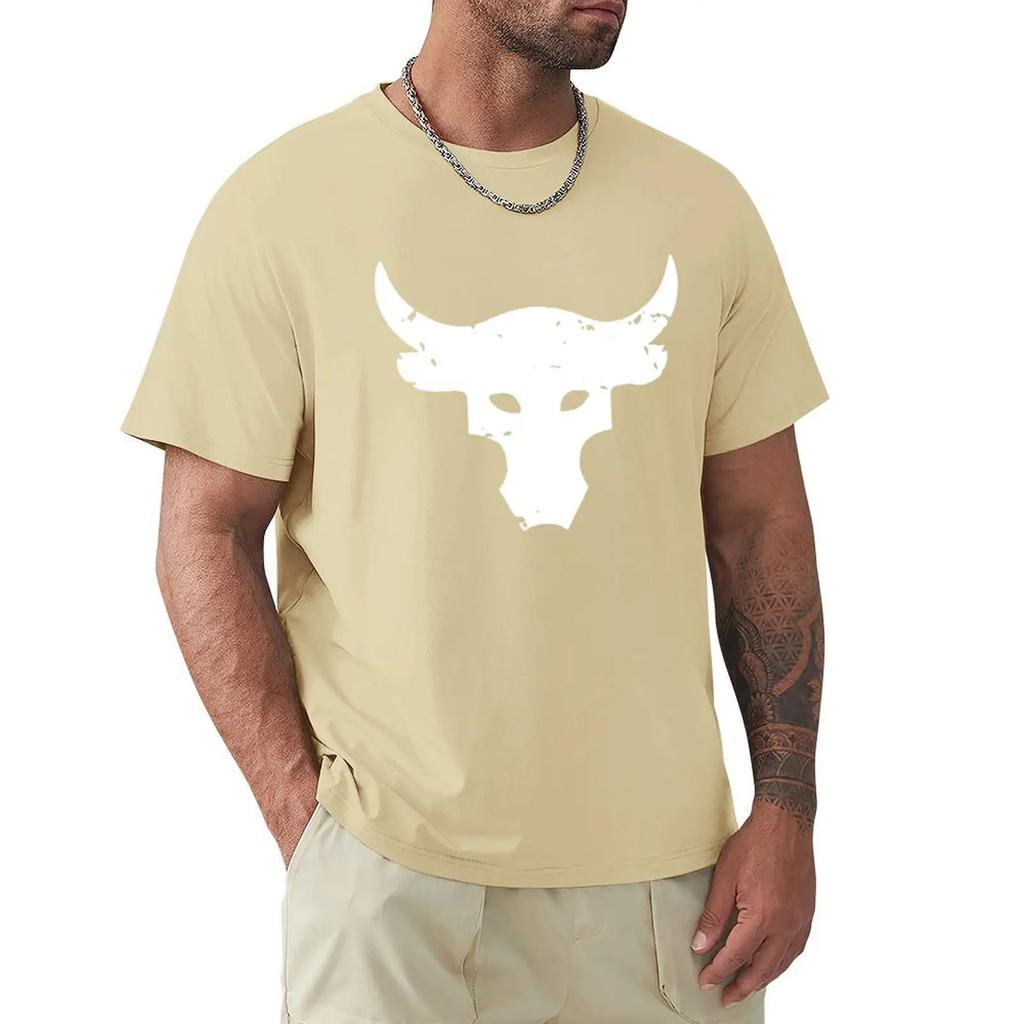 Dwayne Johnson Brahma Bull Tattoo Black T Shirt Cartoon T Shirt Men Unisex New Fashion Tshirt Free Shipping Funny Tops