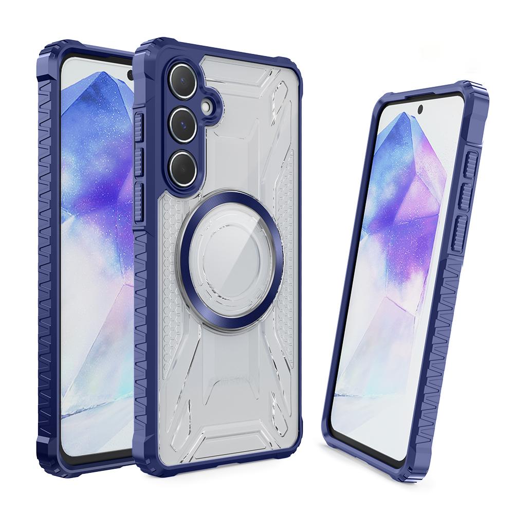 

Clear Magnetic For Magsafe Armor Case For Samsung Galaxy S25 S24 S23 S21 FE Ultra Plus A56 A36 A26 A16 A55 A35 Military Cover For S24 Plus