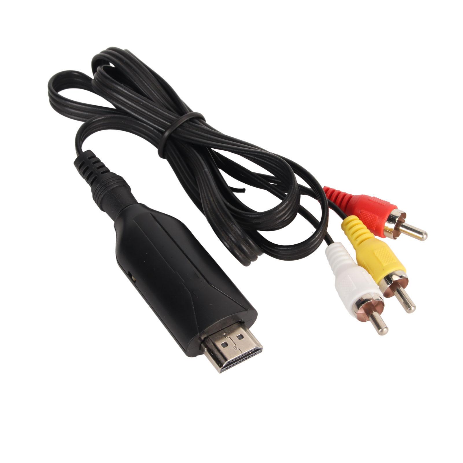 

HD Multimedia Interface to RCA Converter Supports 4K 30hz HD Multimedia Interface to Older TV Adapter for Monitor