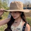 Summer breathable bucket hat big eaves sun hat spring and autumn outdoor mountaineering fishing sun hat western cowboy hat